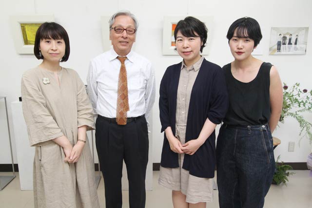 左から坂井友美さん、堀田正さん、松井寿子さん、渡辺葉月さん