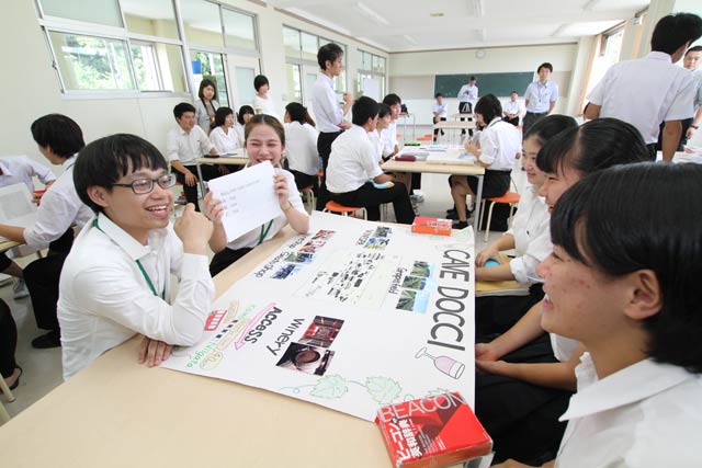 県立加茂農林高校と新潟経営大学が高大連携授業