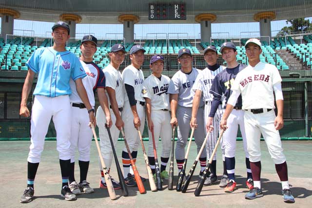 大学野球サマーリーグが開幕、参加各大学の代表