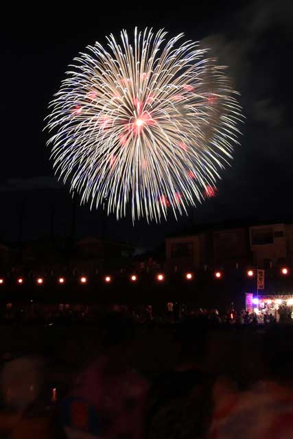 花火大会の2尺玉