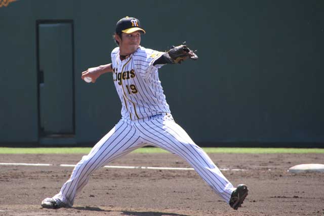 三条パール金属スタジアムのマウンドに立った阪神・藤浪晋太郎投手