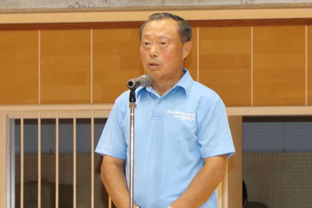 野崎三条市スポーツ協会会長