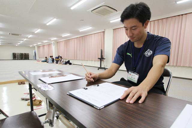 燕庁舎に開設した避難所