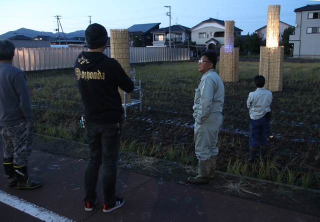 本番前日にあかりのチェック
