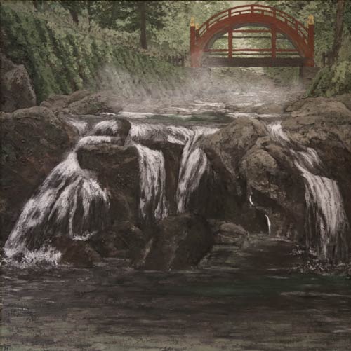 日本画部門・弥彦大賞「清音」山田京子さん（加茂市）