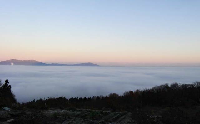 12月9日朝の大崎山からの絶景
