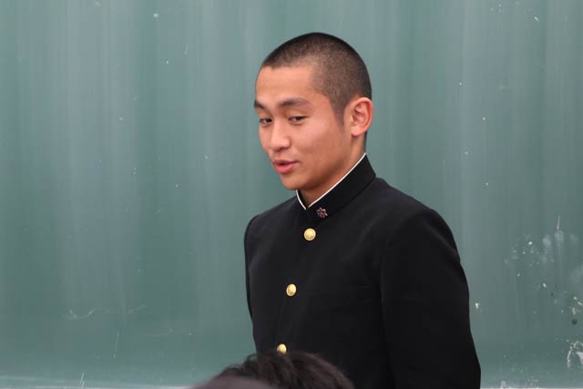 校内募金を発案した山崎さん