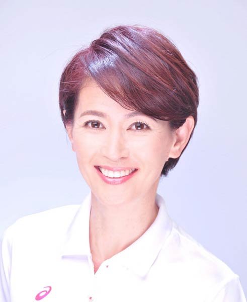 第15回元旦マラソン大会ゲストランナーの有森裕子さん