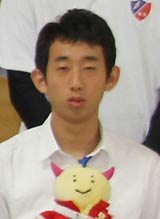2018年9月に燕市で行われた国体激励会に出席したときの岸本選手