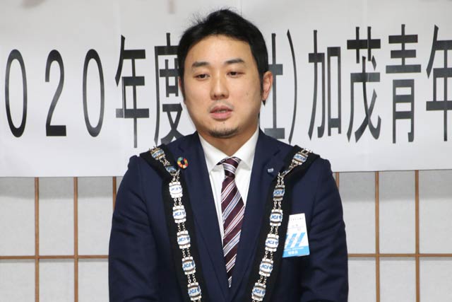 山田理事長のあいさつ