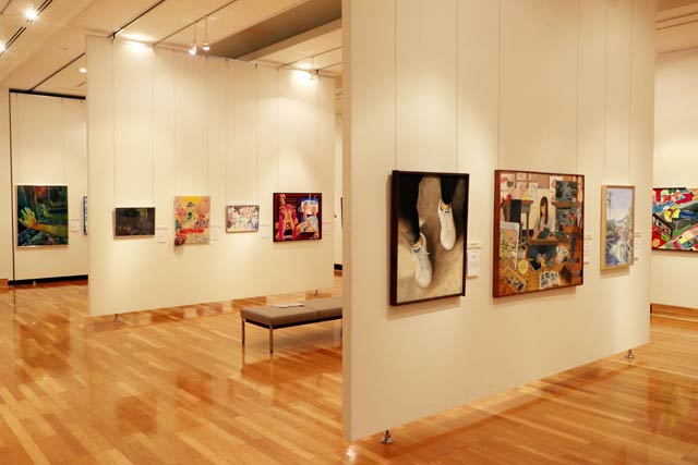 長岡市栃尾美術館で開かれている「第13回アートグランプリ in SAKAI」長岡巡回展