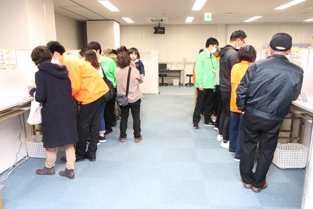 三条税務署が燕三条地場産業振興センター「リサーチコア」に開設した確定申告会場