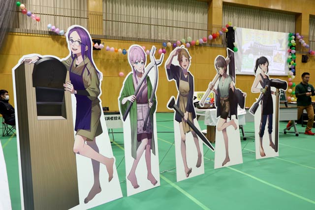 実行委員会が制作した二次元キャラクター「鍛冶ガール」