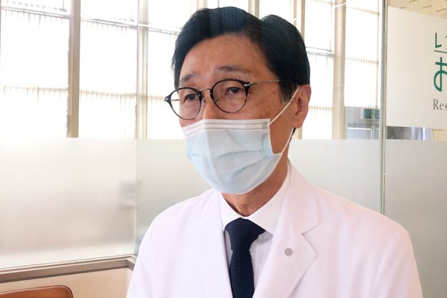 新型コロナウイルス感染の疑いがあれば直接、病院を受診しないよう呼びかける郷委員長