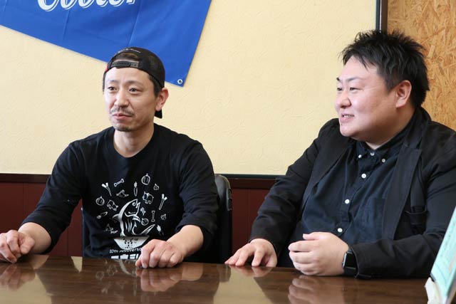 TSUBAME × ACTIONS代表の森山さん(左)とMGNETの佐野さん