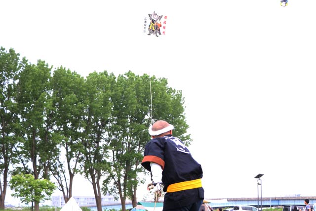 三条の空を舞う