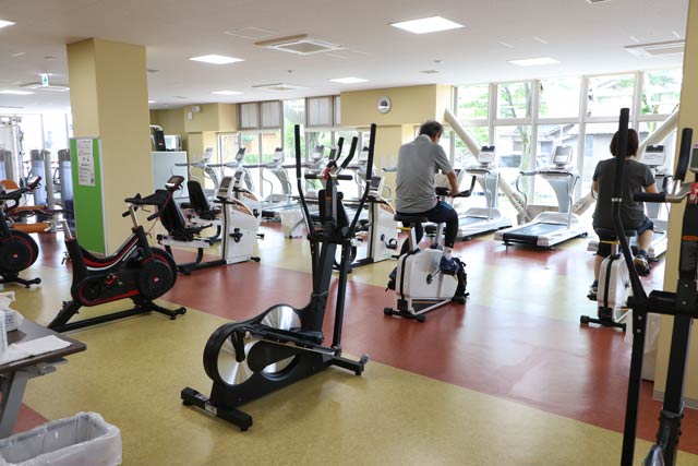 三条市体育文化会館トレーニングルームの3カ月ぶりの利用再開は静かに