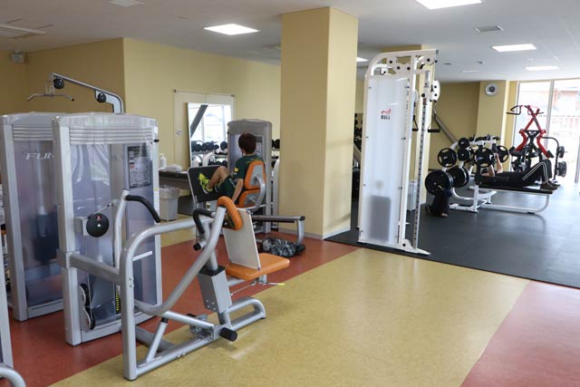 三条市体育文化会館トレーニングルームの3カ月ぶりの利用再開は静かに