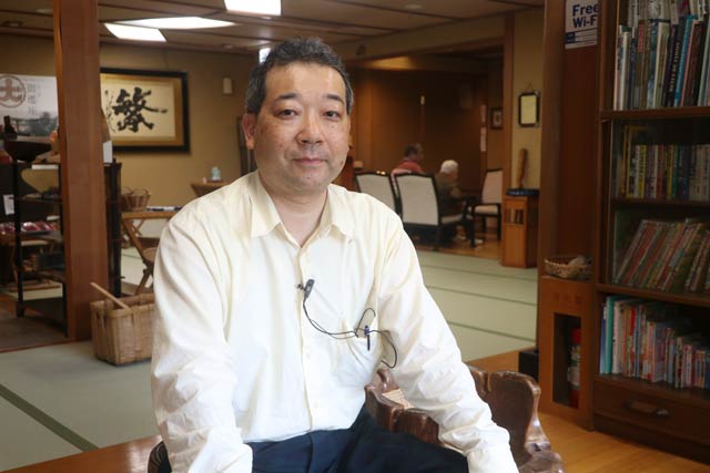 弥彦温泉観光旅館組合の神田雅仁組合長
