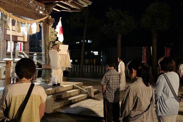 戸隠神社の夏越の大はらえ式