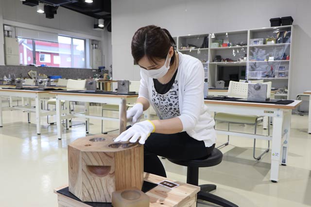 燕市産業史料館の体験工房