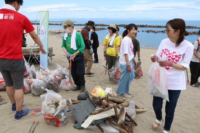 新潟クリーンCleanプロジェクト2020 in 関屋浜海水浴場