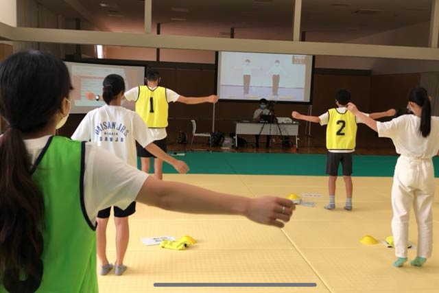 三条市・重慶市巴南区オンライン運動会