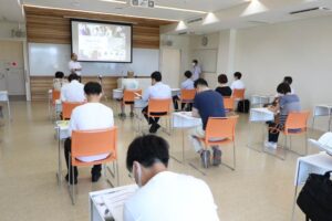 6月に三条看護・医療・歯科衛生専門学校で開かれた三条市立大学の説明会