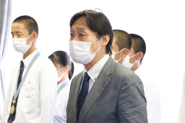 加茂暁星高校の西村校長