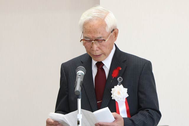 山岡会長のあいさつ
