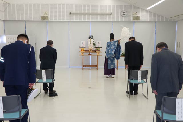 三条市域除雪機械安全運行祈願祭