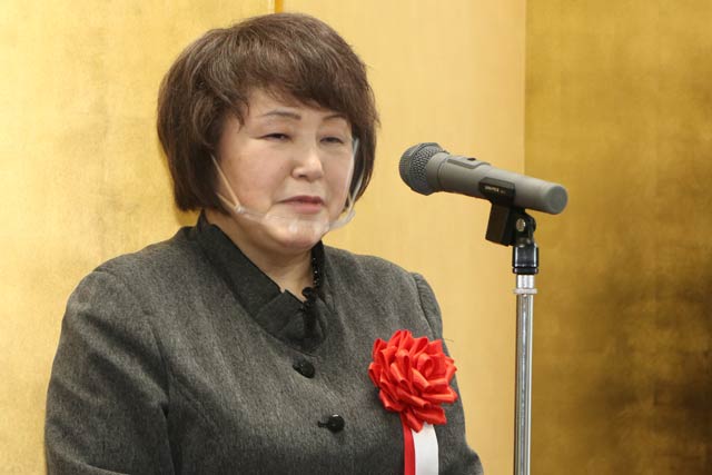 松田直子さんのあいさつ