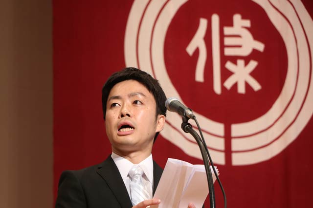 滝沢市長の式辞