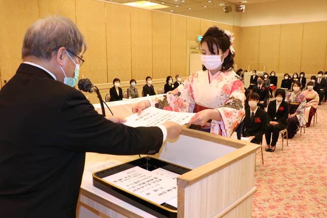 三条市医師会准看護学院第56期生卒業式