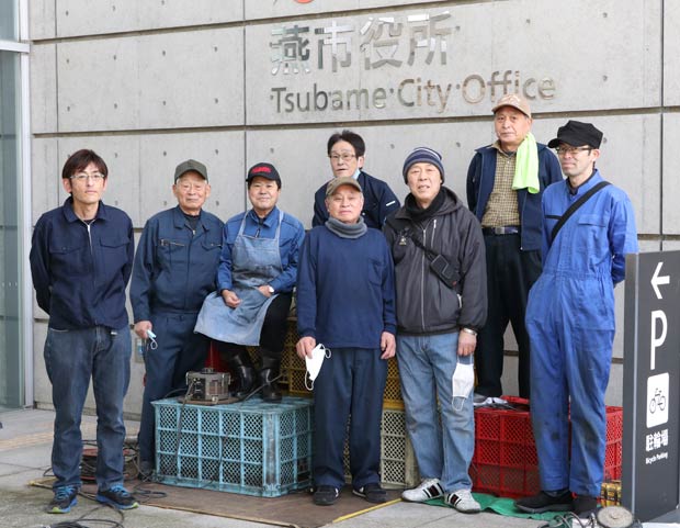 参加した研磨職人