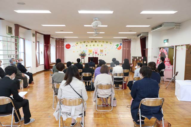 笈ヶ島保育園の閉園式