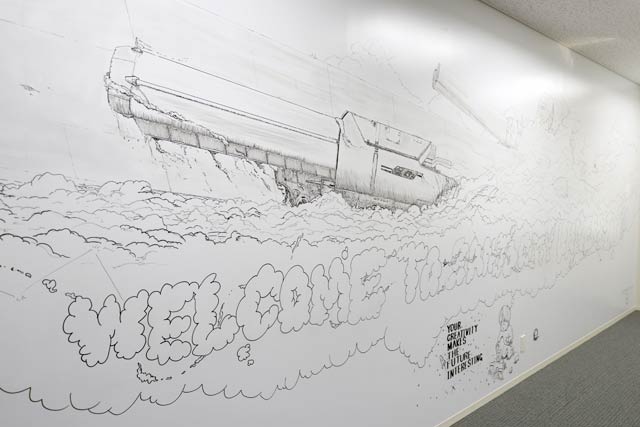 三条市の地域おこし協力隊の子ども空想を描いた作品