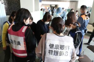 加茂市も5月8日からのワクチン集団接種を前に模擬訓練