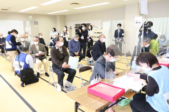 接種会場