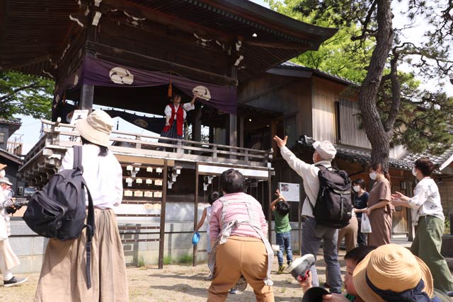 「五穀散」のもちまき