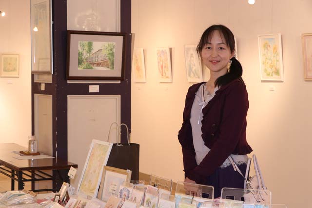 「＊hanacoten（ハナコテン） in 新潟2021＊」の会場で渡辺花子さん
