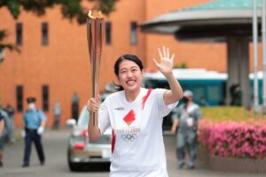 新潟県聖火リレーが糸魚川市から横澤夏子さんでスタート　Photo by Tokyo 2020