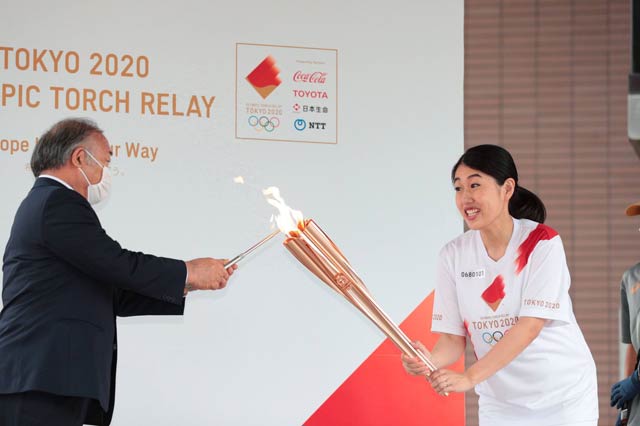 新潟県聖火リレーが糸魚川市から横澤夏子さんでスタート Photo by Tokyo 2020
