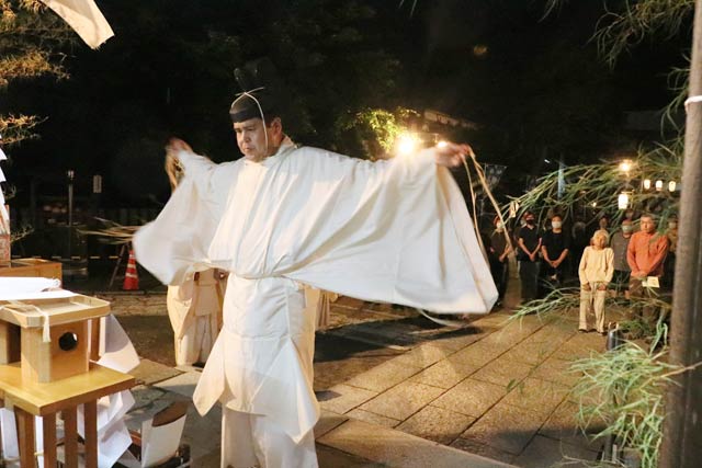 戸隠神社で夏越の大はらえ