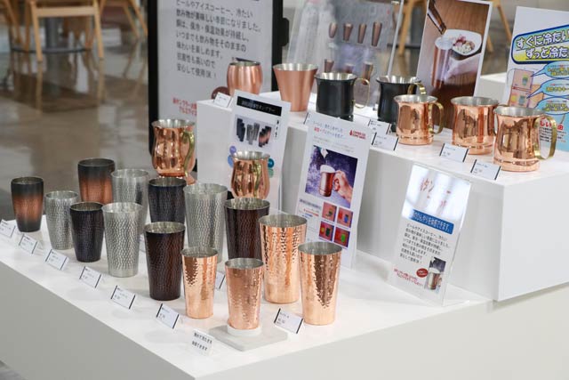 「燕三条Wing」で銅タンブラーフェア