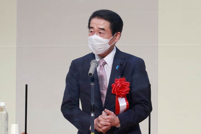 自民党県連総務会長の桜井甚一県議