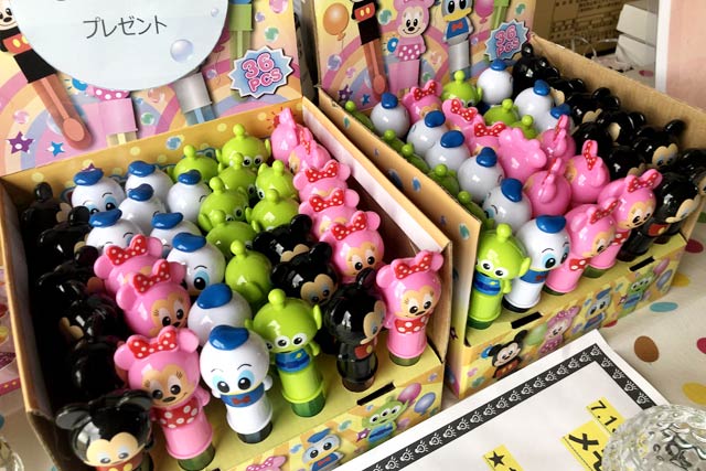 プレゼントするシャボン玉