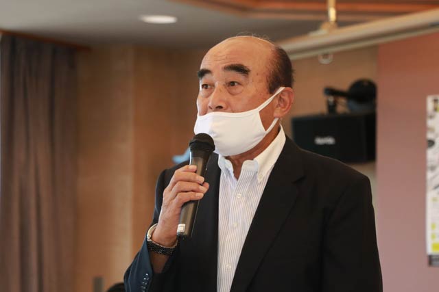 実行委員長の田野燕商議所会頭