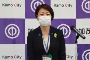 藤田明美加茂市長の定例記者会見