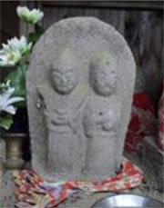 双体道祖神(上大浦)